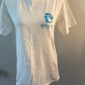 Spartina 449 White Crewneck T‑Shirt